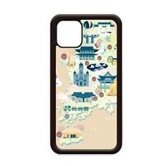 Capa Viajando na Coreia para iPhone 11 Pro Max para Apple Mobile Case Shell
