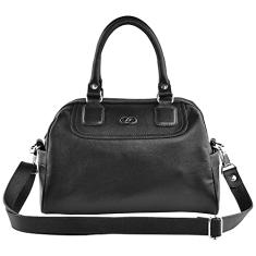Bolsa Feminina AZALEIA em Couro (Preto)