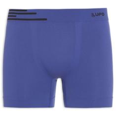 Cueca Boxer Infantil, Lupo, Azul Nautico, G, Meninos