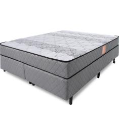 Cama Box Colch o King Ortop dico Firme Espuma D33 Antial rgic