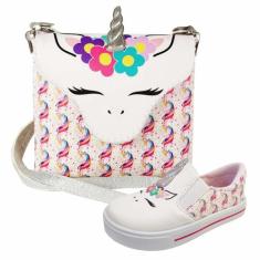 Kit Infantil Bolsa e Tênis Unicórnio, Magicc Kids, 23