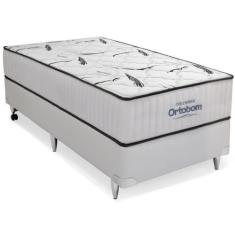 Cama Box Solteiro Espuma D33 Highfoam Ortobom 64x88x188cm Ortobom