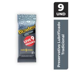 Preservativo Blowtex Lubrificante c/ 9 Unidades
