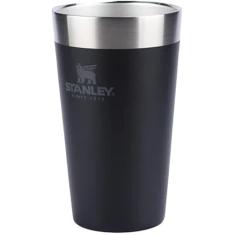 Stanley - Stanley - Copo Térmico de Cerveja Isolado, 473 ml, Copo Empilhável para Bebidas Quentes ou Frias, Matte Black 2.0