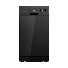 Lava-louças 10 Serviços EOS Slim All Black Ell10P 220V
