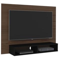 Painel para TV até 42 Polegadas com Nicho Flash Artely Amêndoa/Preto
