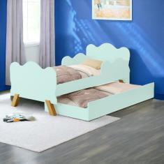 Cama Infantil Angel Menta com Auxiliar Cambel
