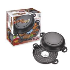 Churrasqueira Para Fogão Antiaderente N°30 Na Caixa Aluminio Oliveira Churrasqueira Para Fogão Antiaderente N°30 Na Caixa Preto No Voltagev