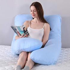 Travesseiro de Corpo Gestante Azul