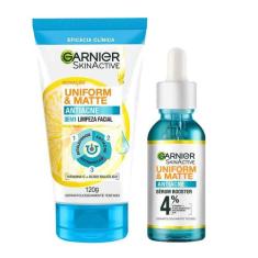 Garnier Skin Uniform & Matte Kit - Sérum Facial + Sabonete Facial 3 em