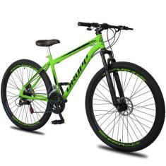 Bicicleta Aro 29 Dropp Sport Aço Carbono 21 Marchas Vel Freio a Disco 