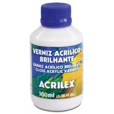 Verniz Acrílico Brilhante 100ml Transparente Acrilex Madeira