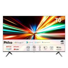 Smart TV LED 70 Ultra HD Philco 4K PTV70G2SGSGB Google TV Cinza Bivolt