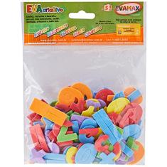 Brinquedo Pedagogico Eva Recortado Numeros, Médio, 120 peças, 3cm