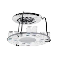 SPOT EMBUTIDO VIDRO REDONDO BIPINO 110V INOLBIA ZG088 LUCIIN