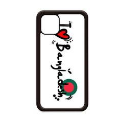 I Love Bangladesh Word Flag Love Heart Illustration para Apple iPhone 11 Pro Max Capa para celular Apple
