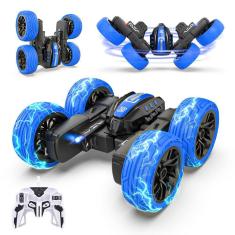Carro de controle remoto BEZGAR Double Sided Mini Stunt 360° Flips
