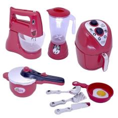 Kit cozinha infantil brinquedo menino master chef