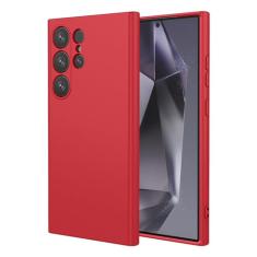 EUAGVQY Capa para Galaxy S24 Ultra Samsung S24 Ultra, capa de silicone líquido com proteção total de microfibra macia forro de microfibra antiarranhões à prova de choque para Samsung Galaxy S24 Ultra,