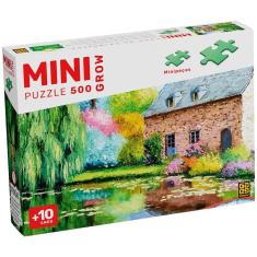 Mini Quebra-cabeça 500 peças Lago na Primavera Mini Puzzle 500 peças Lago na Primavera