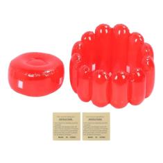 Cadeira de sofá Inflável Moderna para Crianças e Adolescentes, Assento de sofá Inflável Portátil, Cadeira Ao Ar Livre, Decoração Divertida, Cadeira de Piscina, Ideal para Festas,