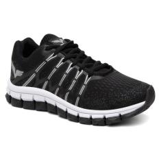Tênis Masculino Corrida Academia Varias Cores - MRSHOES, Preto, Cinza,