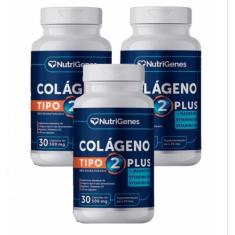 3x Colágeno Tipo2 Plus + Vit D 3 + Vit K2 + Magnésio - Nutrigenes