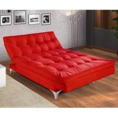 Sofá Cama 3 Lugares Versátil Império Estofados