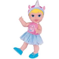 Boneca Babys Collection Unicórnio Super Toys