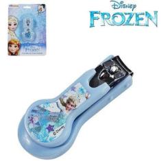 Cortador De Unha De Metal Plastico Infantil Com Capa Frozen 5,5Cm Na C