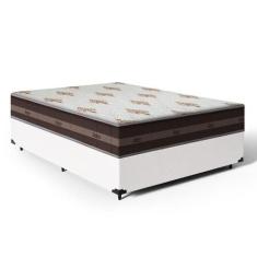 Cama Box Casal + Colchão De Molas - Anjos - Classic Superlastic 138cm 
