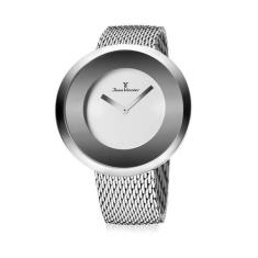 Relógio De Pulso Jean Vernier Pulseira Aço Feminino Jv00080A