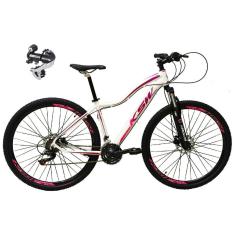 Bicicleta 29 Feminina Ksw Mwza 24v Câmbio Tras. Shimano Acera K7 Suspensão Com Trava Freios a Disco-Feminino