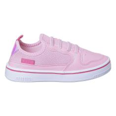 Tênis Feminino Infantojuvenil Vitz Fly Faixa Refletiva Pé com Pé Rosa-Feminino