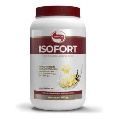Whey Protein Isolado Isofort Baunilha Pote 900g Vitafor - Congratulati