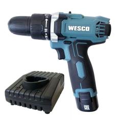 Parafusadeira Furadeira Impacto Wesco 3/8 Carregador Bivolt