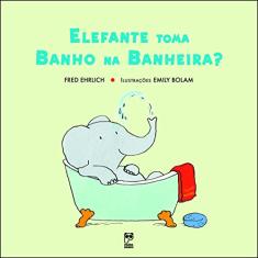 Elefante toma banho na banheira?