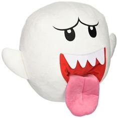 Little Buddy Super Mario Bros. Grande Ghost Boo Recheado de Pelúcia, 10"