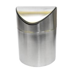 Lixeira Basculante Inox 2 Litros - Ke Home, 2, Inox, Inox