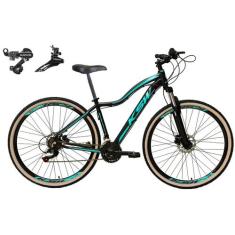 Bicicleta Feminina Aro 29 Ksw Mwza Alumínio 24v Câmbios Shimano Freio 