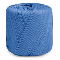 CAMAL Fio de tricô, fio de algodão Amigurumi 1 mm x 145 jardas, fios de algodão de 8 camadas para tricô, enfeites de Natal de crochê, amigurumi, doily, xale, vestidos, chapéus (azul)