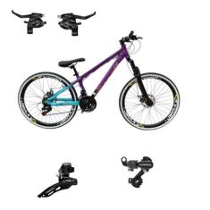 Bicicleta Vikingx Tuff 44 Aro 26 Cambio Shimano 24v Freeride Aluminio 