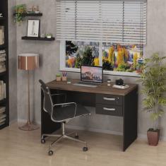 Mesa De Escritório 120x60cm com Gaveta Tampo 30mm
