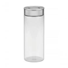 Pote De Vidro Tramontina Purezza Com Tampa De Aço Inox 10cm 1,8 Litros