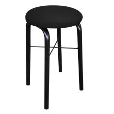 Banqueta Baixa Manu Suede Preto