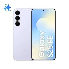 Smartphone Samsung Galaxy S25 FE 5G 256GB Azul, RAM 8GB, Câmera 50MP, Selfie de 12MP, Tela 6.7"