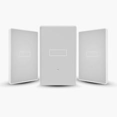 INTERRUPTOR INTELIGENTE WIFI TOUCH 1 TECLA CINZA