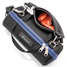 Bolsa Transversal Protetora Pulse 3/4 Zíper Prática Leve-Unissex