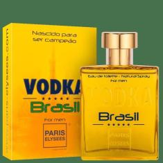 Paris Elysees Vodka Brasil Amarelo Masculino Eau De Toilette 100ml