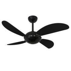 Ventilador De Teto Volare Nero Preto Fly 4 Pás 220V, 220V